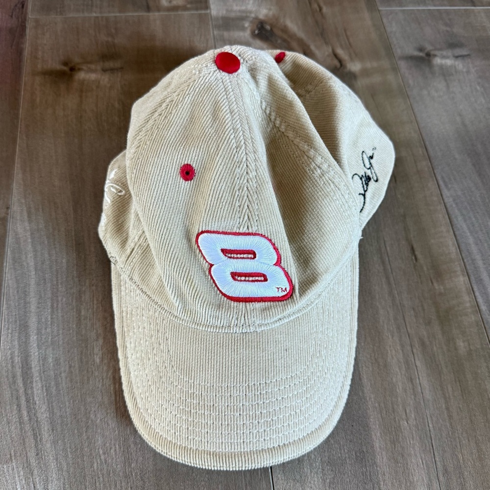 Vintage Dale Earnhardt Jr‎ Budweiser Hat Chase Authentics Corduroy Embroider Cap
